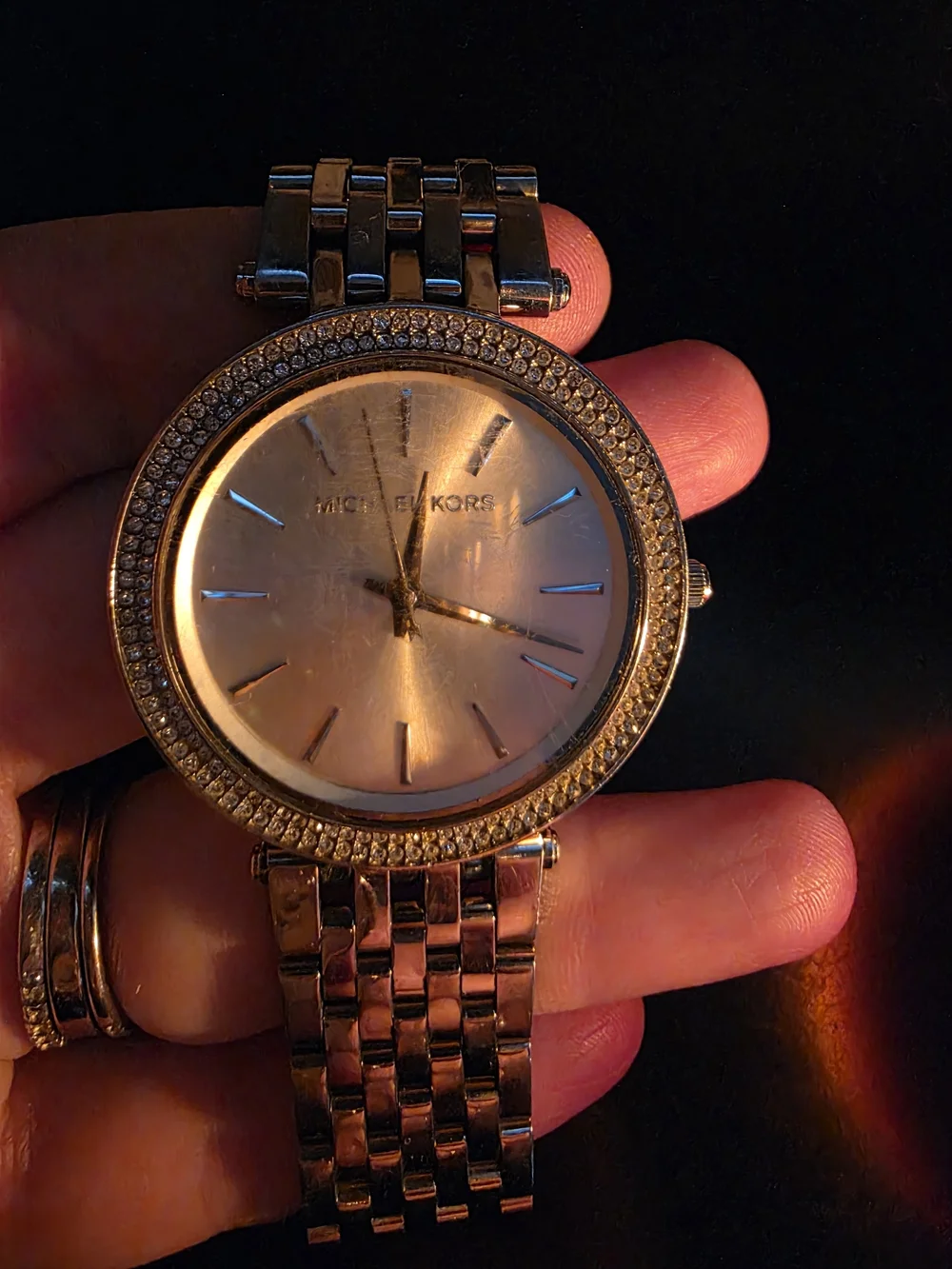 MICHAEL KORS Women's Darci Two Tone Stainless Steel Watch